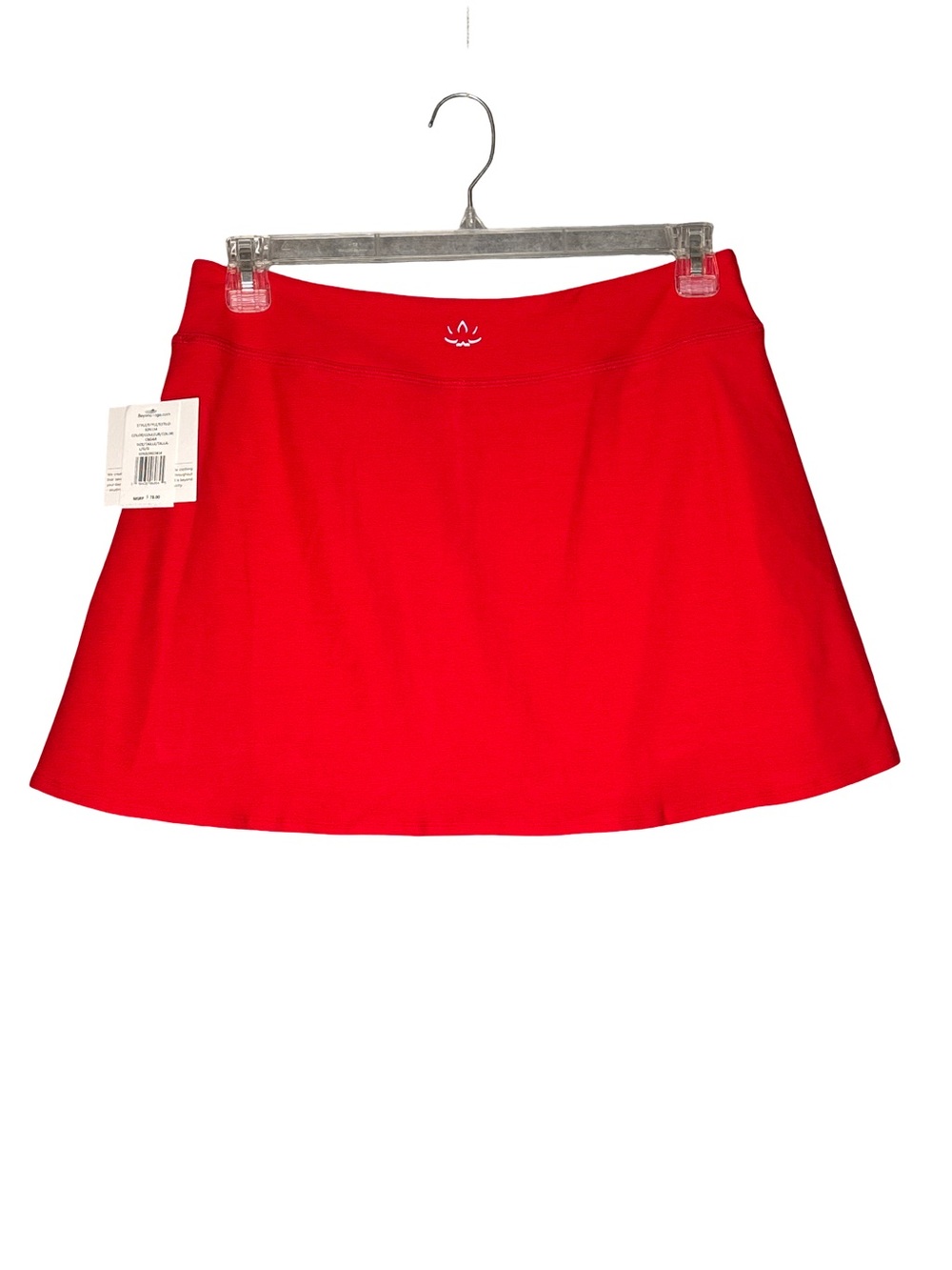 Beyond Yoga Red Mini Skirt Large NWT - Picture 3 of 13